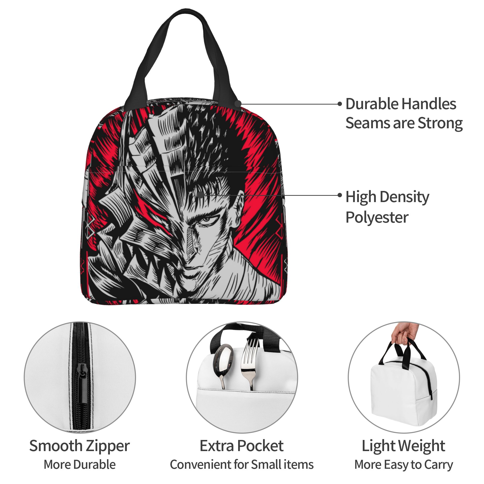 Travel Accessories Brand - B-Berserks 断熱ランチバッグ ブランド ウォリアーズ インプリント ウォリアー