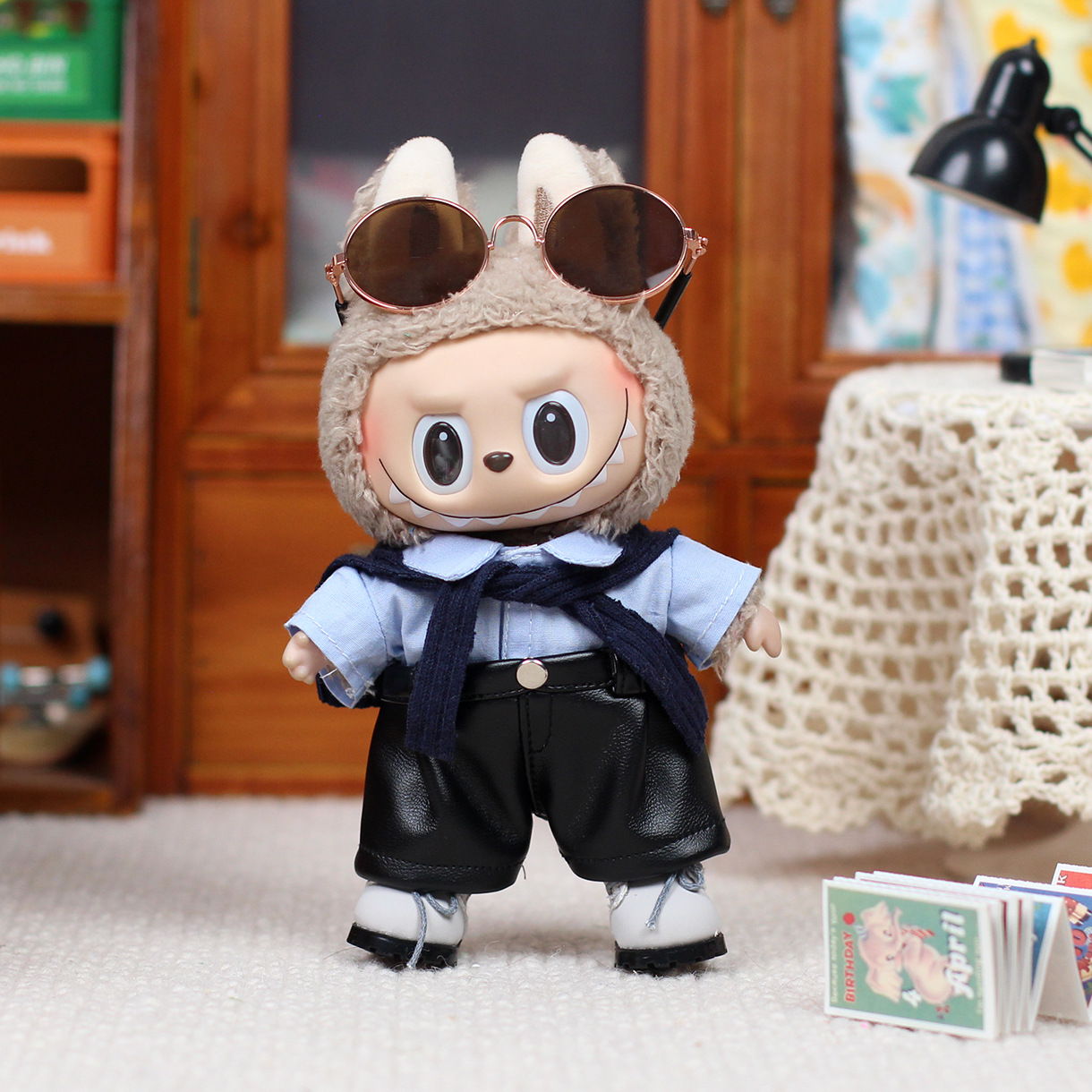 Travel Accessories With Kids - ラビュブV2 V1ぬいぐるみアイドル服衣装アクセサリー大学文化行政旅行スタイル子供おもちゃギフトラビュブ服