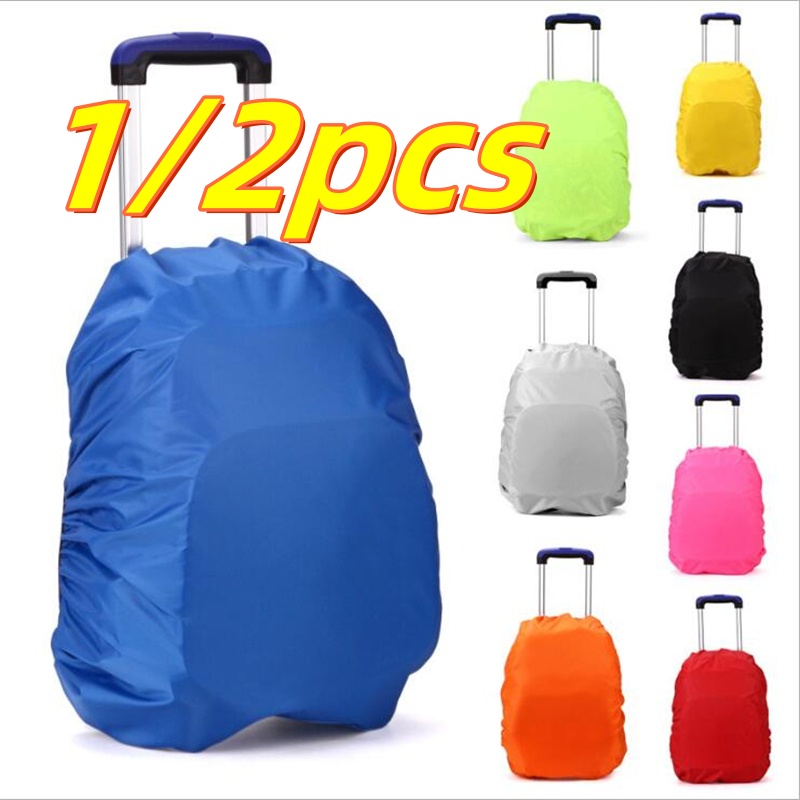 Travel Accessories With Kids - 子供スーツケースカバートロリースクールバッグバックパック防雨カバー荷物保護防水通学防塵防雨カバー