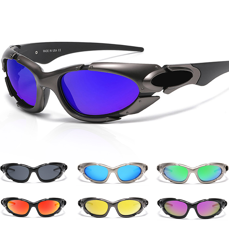Travel Accessories Brand - デザインスクエアサングラス男性女性ブランドスポーツ旅行アイウェアアクセサリー Gafas レトロミラーゴーグル UV400
