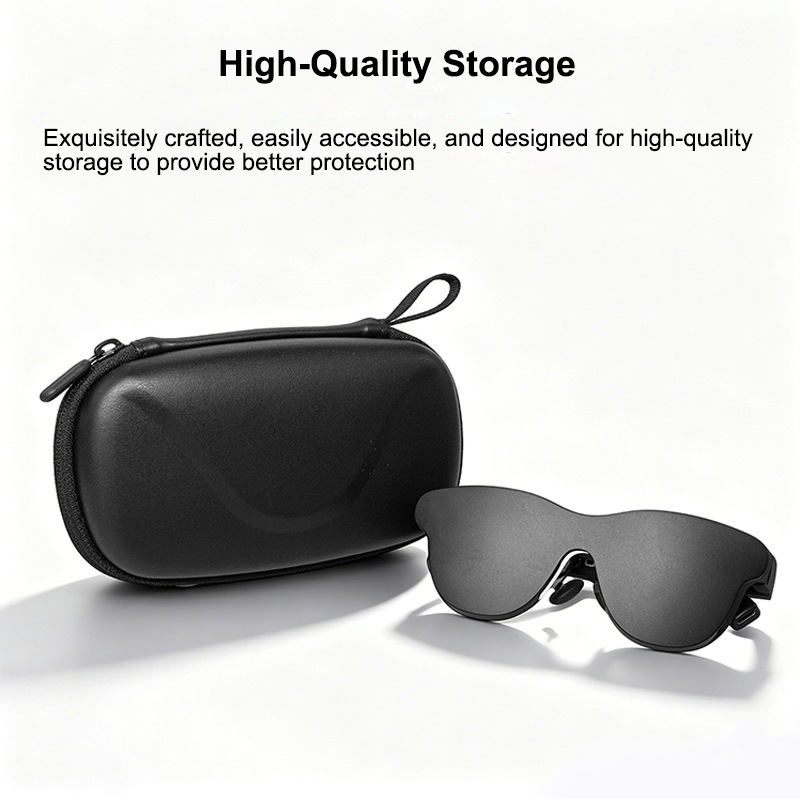 Xiaomi Travel Accessories - RayNeo ハードEVAキャリングケース XREAL、INMO、Xiaomi、ARグラス用 ポータブル耐衝撃バッグ 取り外し可能な仕切り付き
