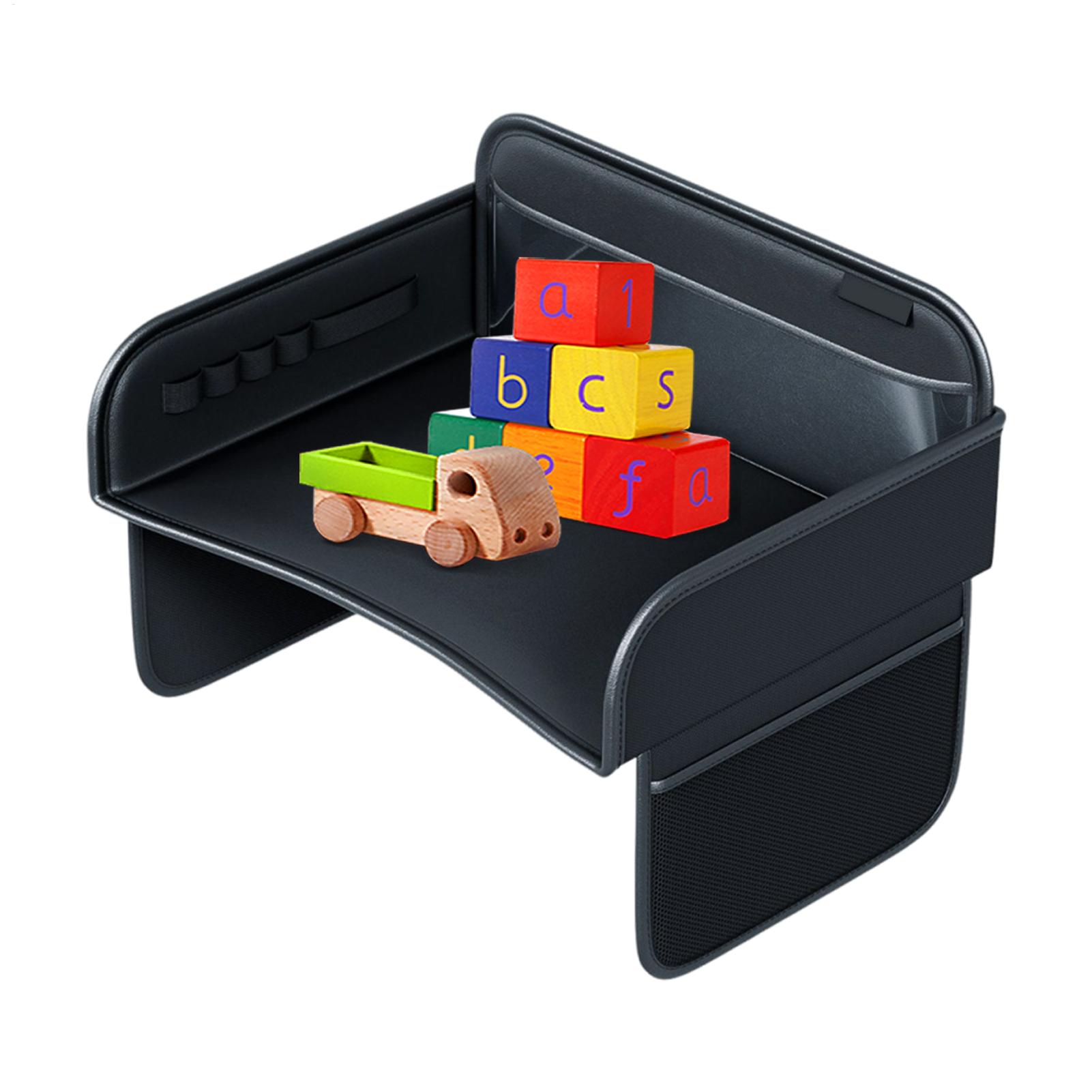 Travel Accessories With Kids - 子供用車載ダイニングテーブル、ユニバーサルカーシートトラベルトレイ、後部座席おもちゃオーガナイザーテーブルホルダー、赤ちゃん子供向け