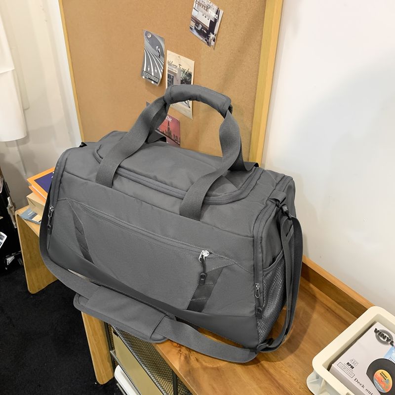 Shoe Bag Travel - メンズアウトドアハンドバッグ キャリーハンドル付き シューズコンパートメントとウェットポケット付き トレーニングスポーツバッグ キャンプ/トレッキング/ハイキング/旅行用