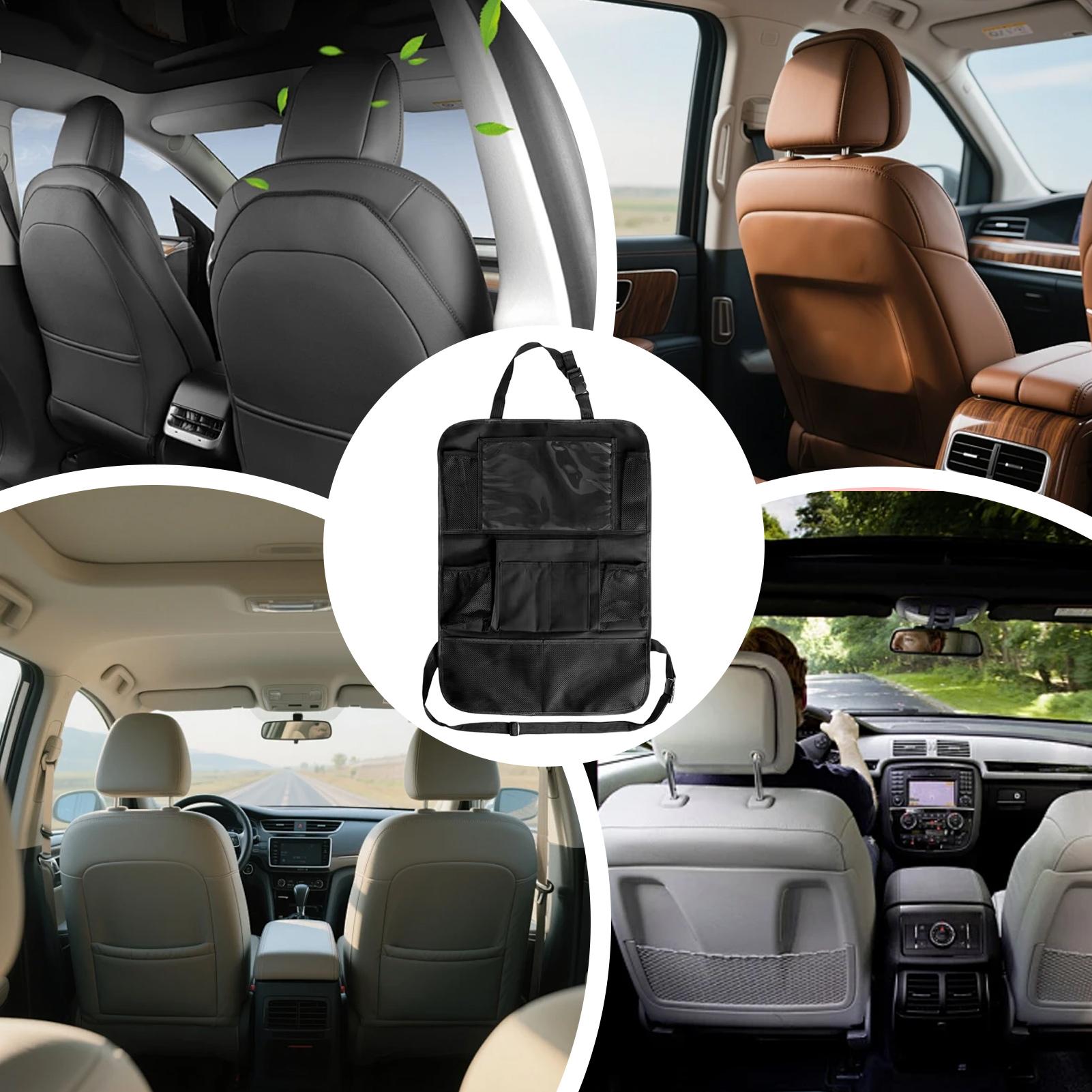 Car Seat Travel Bag - 後部座席車用オーガナイザー大容量汚れ防止車後部座席収納バッグ自動車トラック旅行キャンプおもちゃスナック用