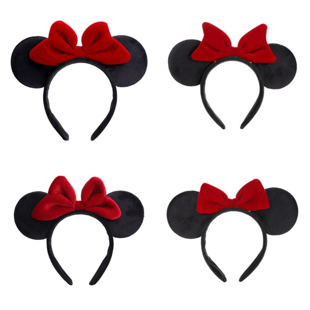 Travel Accessories With Kids - マウスイヤーヘッドバンド プリンセス ホリデーパーティー ヘッドウェア イヤーコスチューム コスプレ