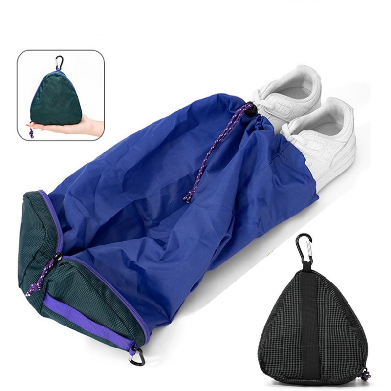 Shoe Bag Travel - サッカーシューズやバスケットボールシューズ用の、持ち運び可能な折りたたみ式スポーツシューズ収納バッグ。軽量で、手で持ち運びできる、パッド入りのバッグ。