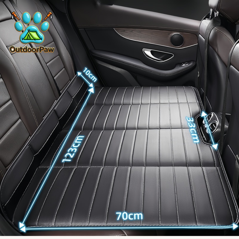 Travel Accessories Under $20 - 折りたたみ式車用マットレス SUV トランク旅行用ベッド セダン後部座席用スリーピングパッド ポータブルキャンプアクセサリー 汎用フィット
