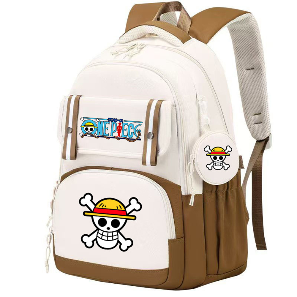 アニメ「ONE PIECE」のバックパック。大容量で、学生や - Travel Accessories As Gifts のレビューと価格