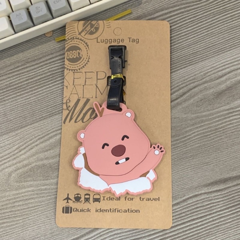 かわいいポロロ ルピービーバー ラゲッジタグ、キュートなイン - Travel Accessories With Kids のレビューと価格