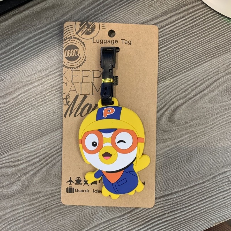 かわいいポロロ ルピービーバー ラゲッジタグ、キュートなイン - Travel Accessories With Kids のレビューと価格