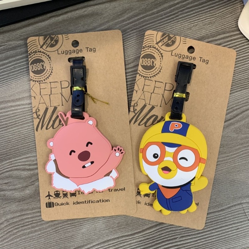 かわいいポロロ ルピービーバー ラゲッジタグ、キュートなイン - Travel Accessories With Kids のレビューと価格