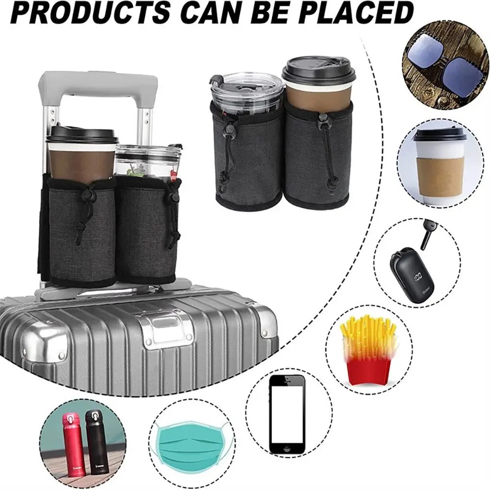 新しい荷物用ハンドル付きウォーターボトルホルダーバッグ、デュ - Travel Access のレビューと価格
