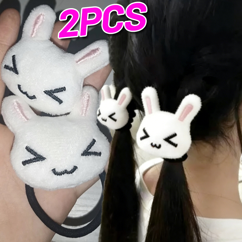 甘いぬいぐるみバニーヘアネクタイかわいいウサギのヘアバンドロ - Travel Accessories Girls のレビューと価格
