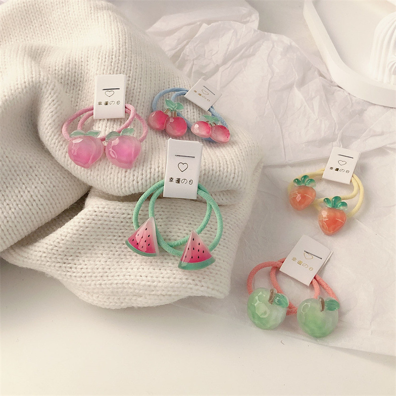 キッズキャロットヘアタイ 5ペア 滑り止め弾性ヘアバンド 女 - Travel Accessories With Kids のレビューと価格