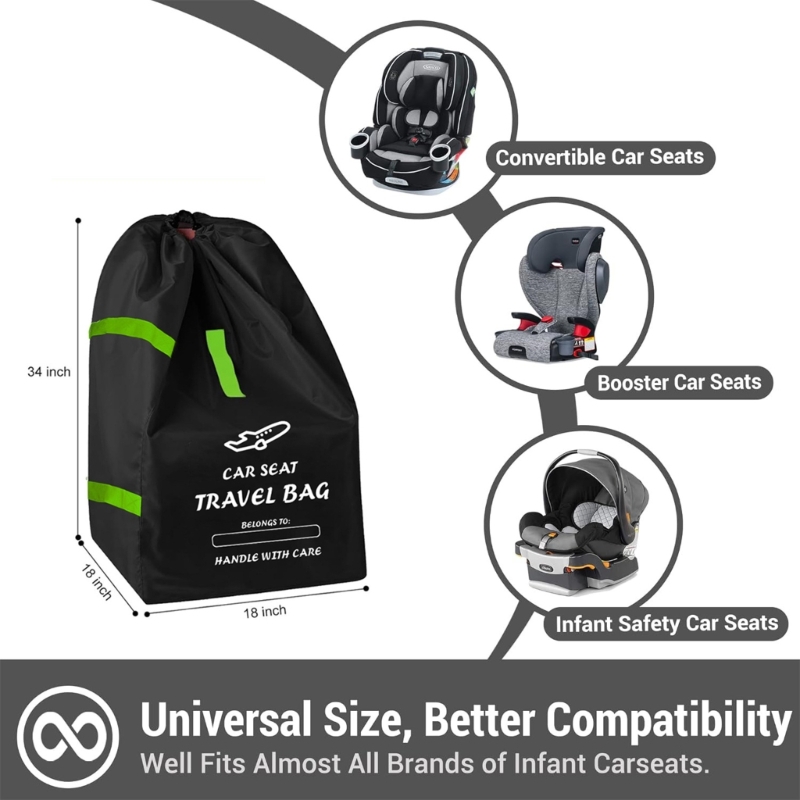 耐久性カーシートゲートチェックカバーコンバーチブルシートトラ - Car Seat Travel Bag のレビューと価格