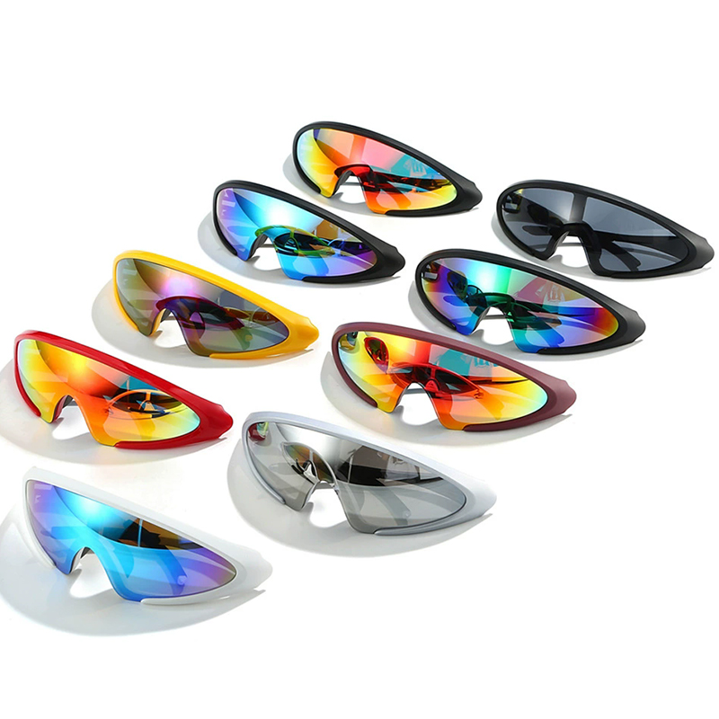 ファッションサングラス女性男性ブランドミラー TR90 メガ - Travel Accessories Brand のレビューと価格