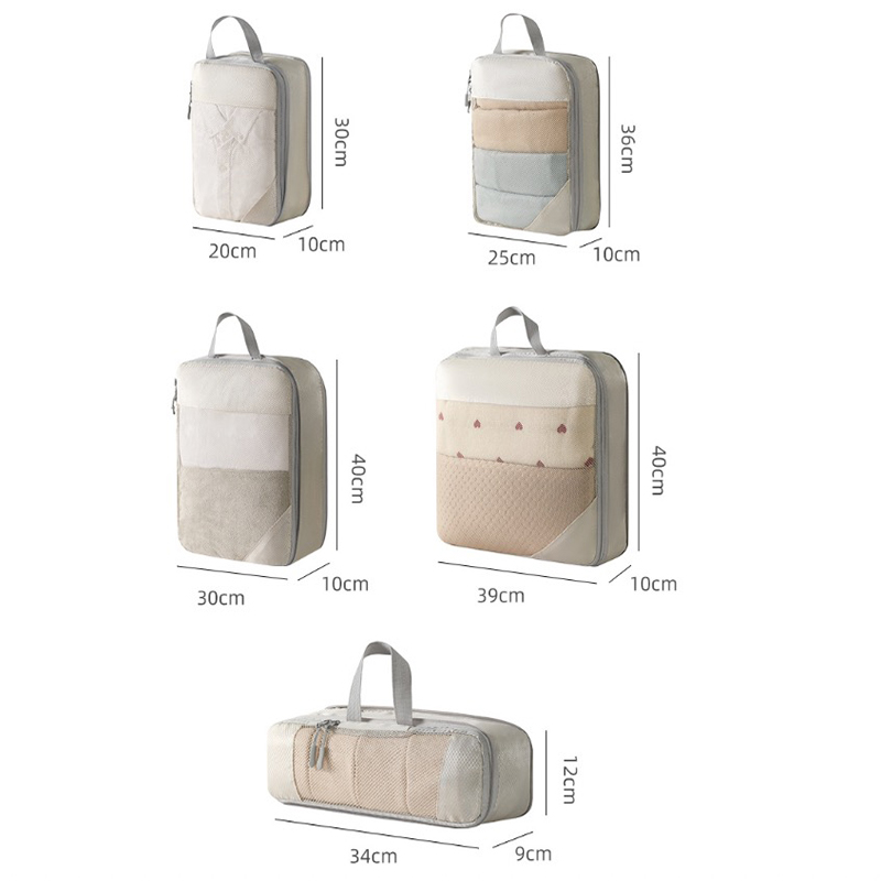 5 ピース/セット軽量ポータブル旅行圧縮収納袋多機能荷物オー - Shoe Bag Travel のレビューと価格