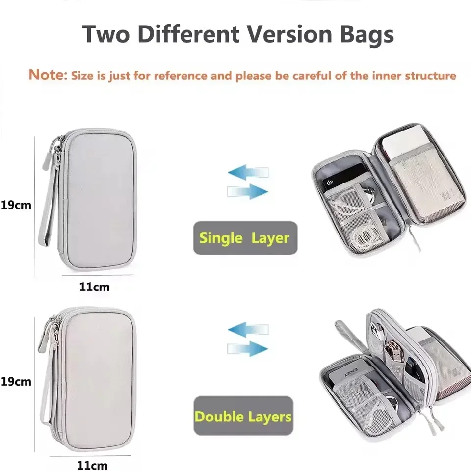 トラベルケーブルバッグ ポータブルデジタル収納ポーチ 充電器 - Travel Access のレビューと価格