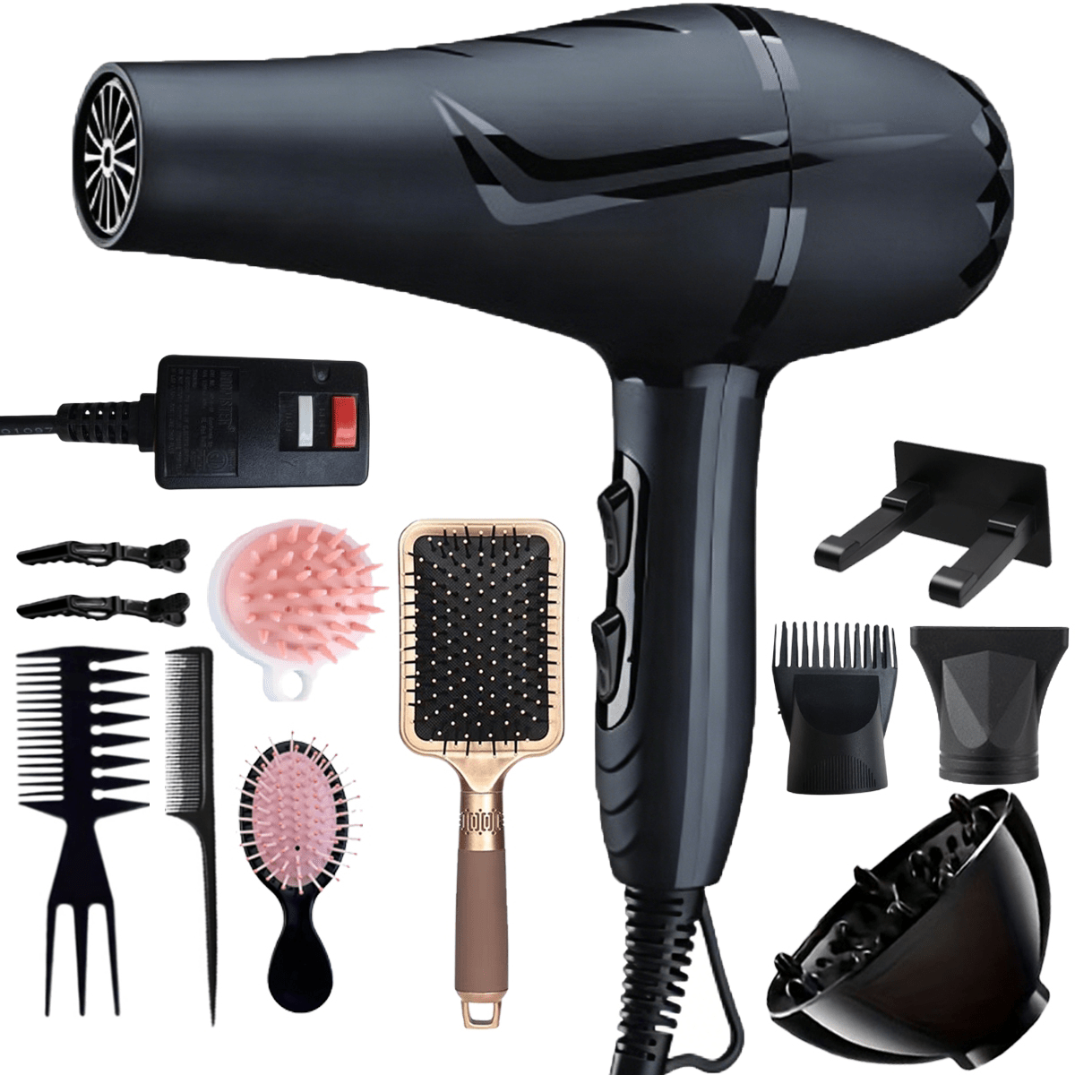 オールインワンのハイエンド家庭用プロ仕様ヘアドライヤー。 ヘ - Travel Accessories As Gifts のレビューと価格