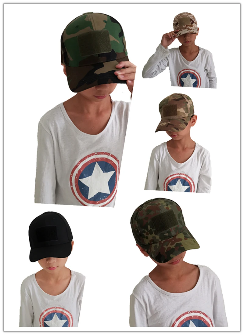 8～14歳向け、迷彩柄の子供用帽子。女の子と男の子が使える、 - Travel Accessories With Kids のレビューと価格