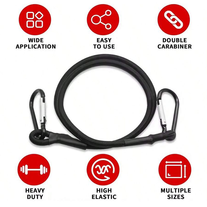 30～210cm伸縮式弾性ロープ 軽量フック付き 弾性ロープ - Travel Accessories Kit のレビューと価格