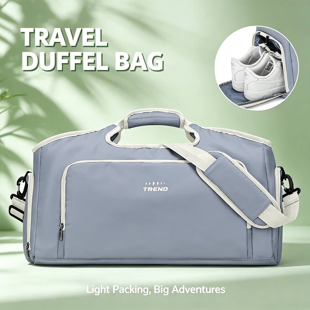 女性用トラベルダッフルバッグ、シューズ収納付き、スポーツフィ - Shoe Bag Travel のレビューと価格